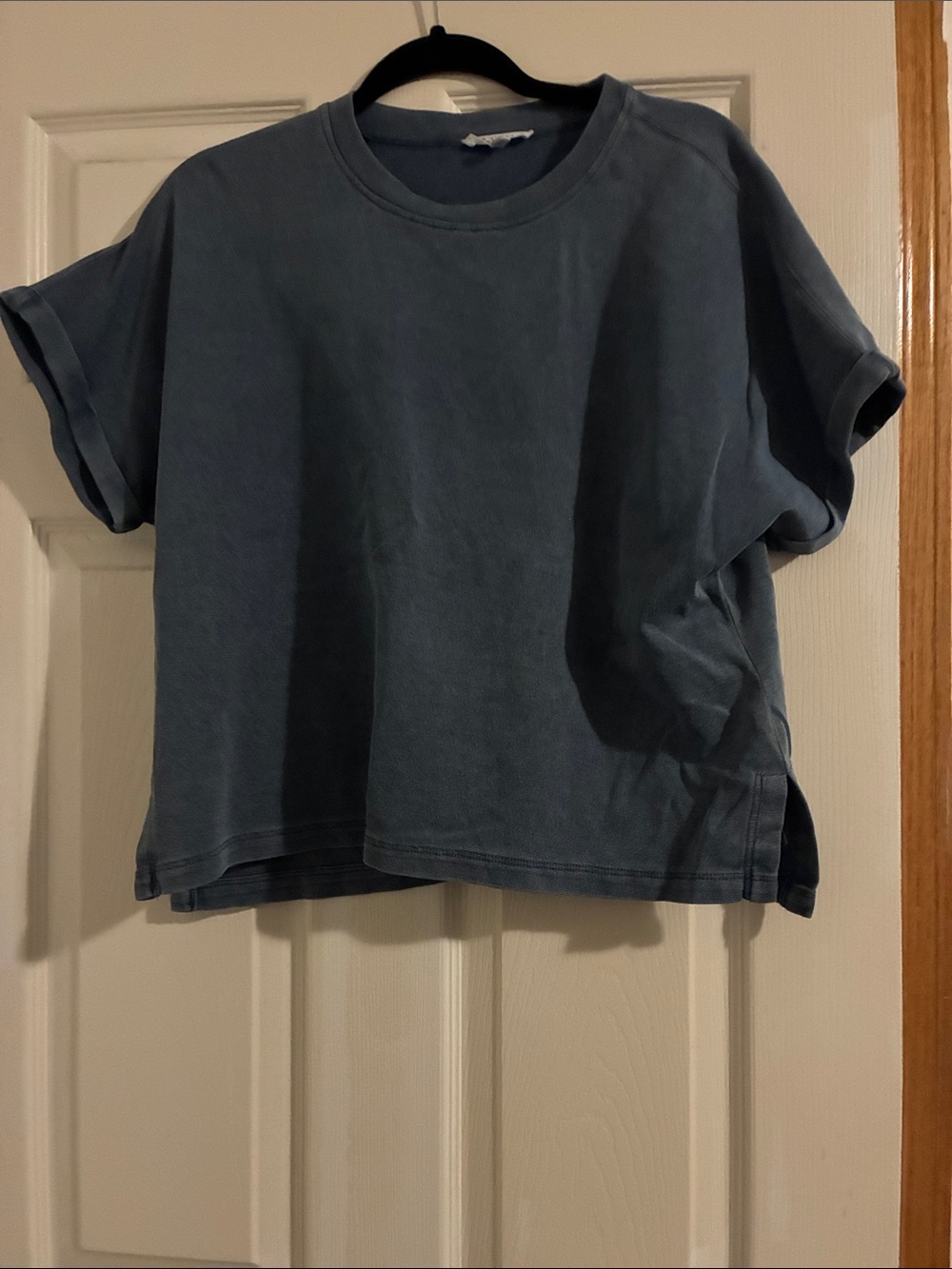 Splendid Boxy Short-Sleeve Tee in indigo Blue
